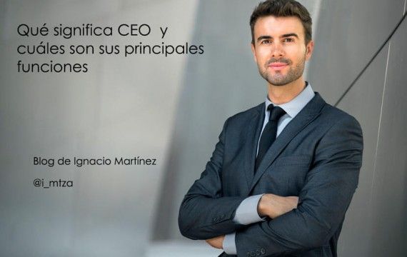 Qué significa CEO